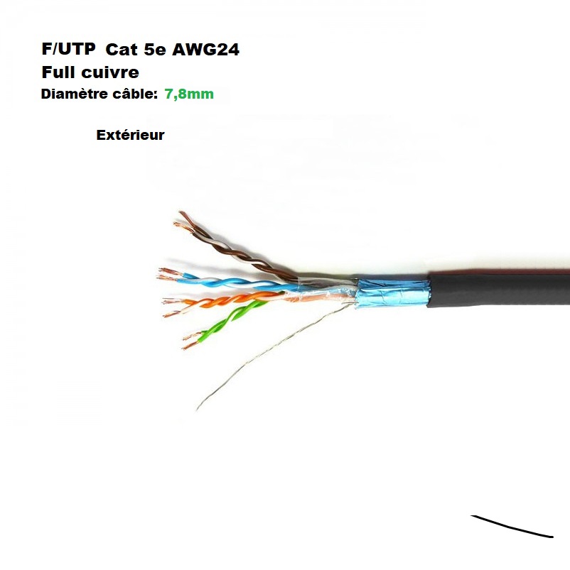 Cable futpt-cat5e v2 ext