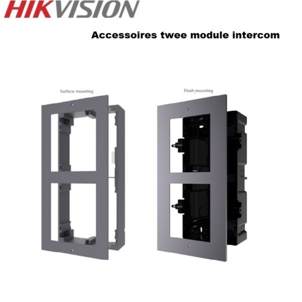 Hikvision DS-KD-ACW2 Intercom accessoires opbouwframe 2 module