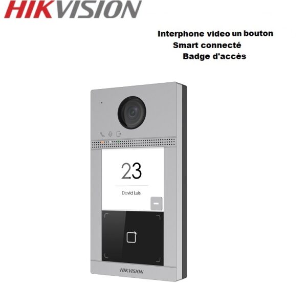 HIKVISION DS-KV8113-WME1 Interphone video 1 bouton d'appel