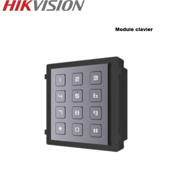 HIKVISION Interphone video modulaire - module clavier code - DS-KD-KP