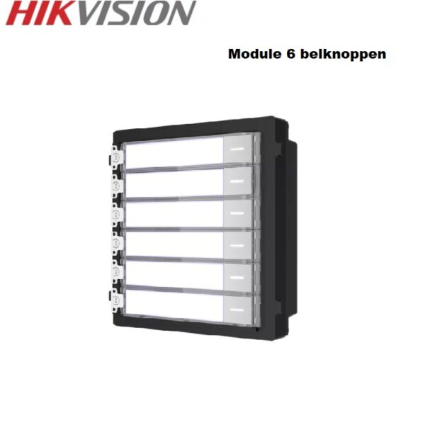 HIKVISION intercom module 6 belknoppen - DS-KD-KK