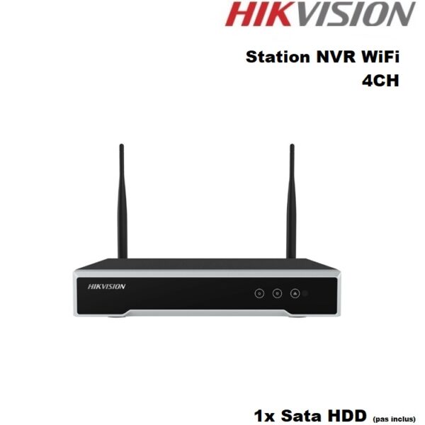 Hikvision NVR Station WiFi 4-ch-1xSata HDD - DS-7104NI-K1/W/M