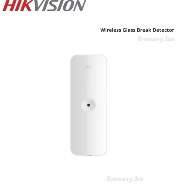 Hikvision DS-PDBG8-EG2-WE alarme detecteur bris de vitre sans fil