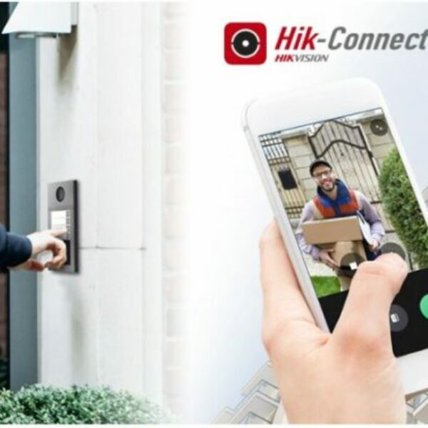 Hikvision kit interphone IP video 4 boutons/logements - DS-KV8413-WME1