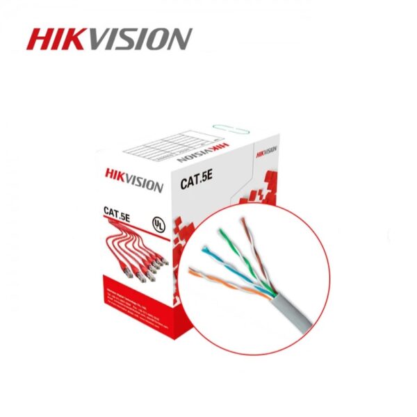 Hikvision DS-1LN5E-S Accessoires cable ethernet UTP Cat. 5e pur cuivre AWG24 choix métrage
