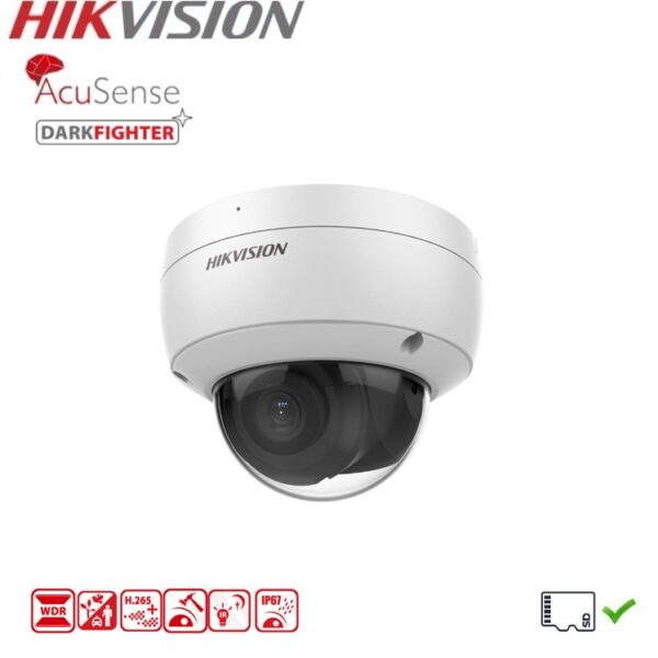 Hikvision DS-2CD2146G2-ISU Camera dome AcuSense Darkfighter 4MP