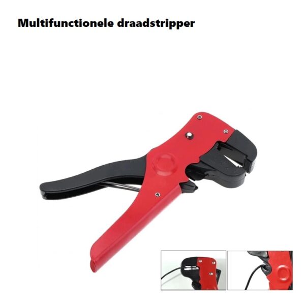 Multifunctionele draagbare stalen draadstripper.