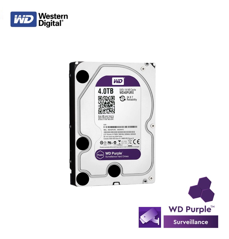 Western digital HDD surveillance front