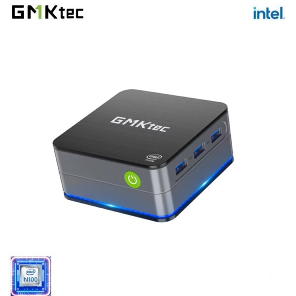 GMKtec NucBox G2 Mini PC - CPU Intel 12th Gen Alder Lake N100 GPU Intel UHD Graphics - DDR5 SSD WiFi 6 BT5.2 PC bureau