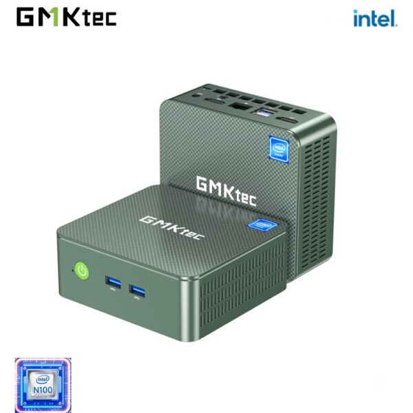 GMKtec NucBox G3 Mini PC - CPU Intel Alder Lake N100 GPU Intel UHD Graphics - DDR4 SSD WiFi 6 BT5.2 PC bureau