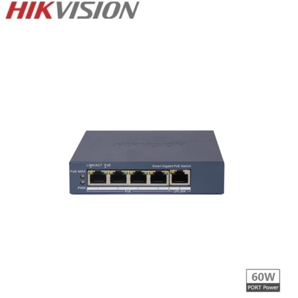 HIKVISION DS-3E1505P-EI Switch pro PoE 60W Smart Gigabit