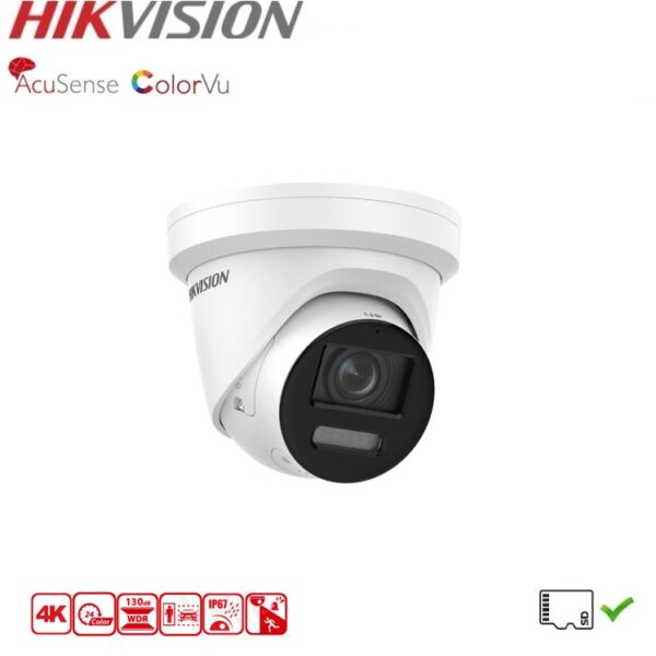 HIKVISION DS-2CD2387G2-LSU/SL Camera tourelle ColorVu AcuSense 8MP