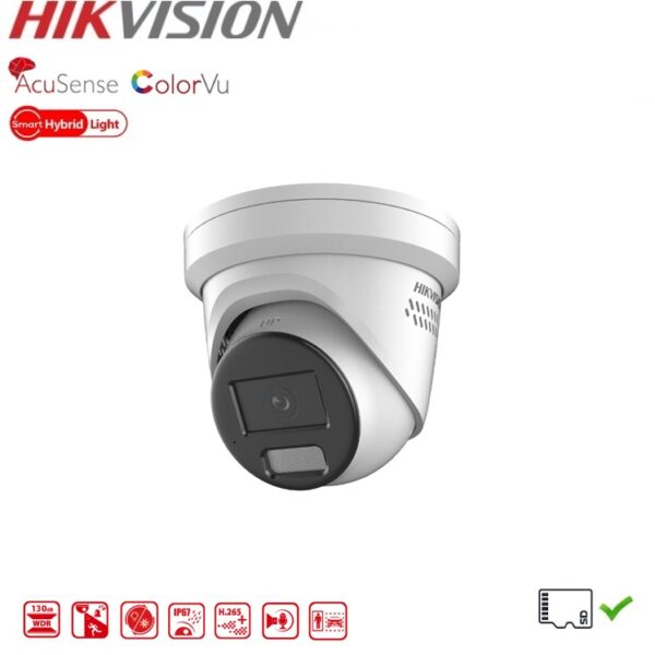 HIKVISION DS-2CD2347G2H-LISU/SL Camera turret ColorVu AcuSense Smart Hybrid Light 4 MP