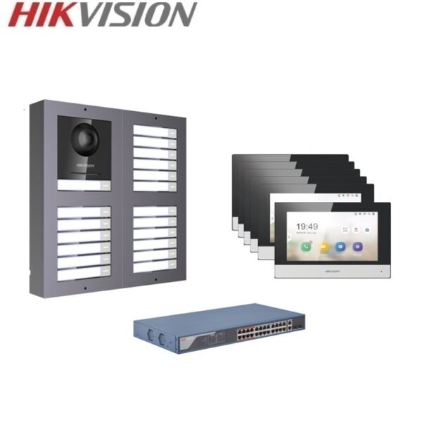 Hikvision DS-KD8003-IME1 Kit Multi Appartementen Video-intercom