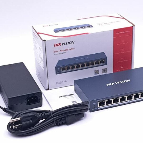 HIKVISION DS-3E1309P-EI Switch PoE 110W Smart Fast Ethernet - 8/1 Port