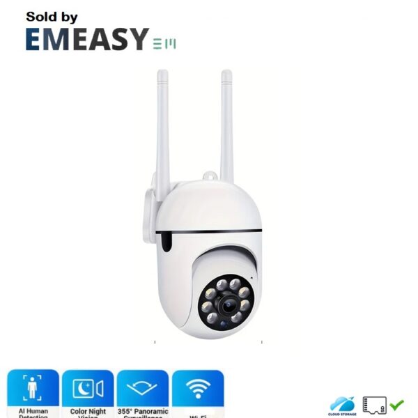 Slimme beveiligingscamera FullHD 1080p WiFi