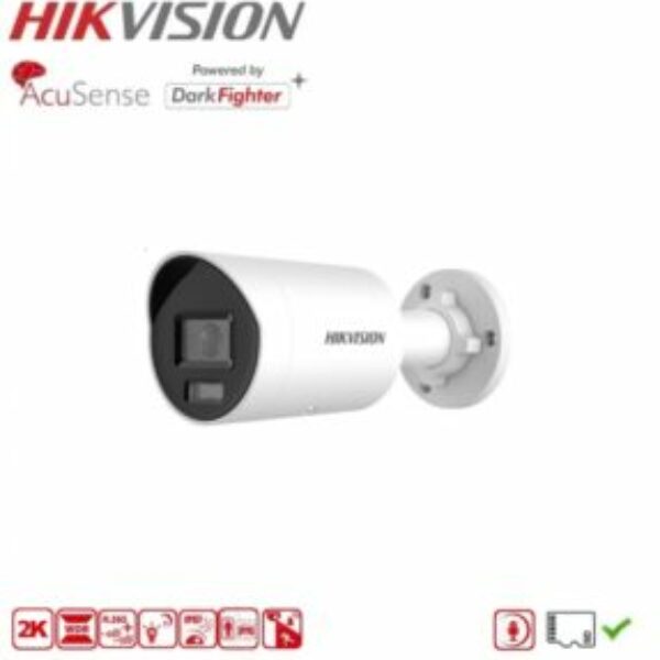 HIKVISION DS-2CD2046G2H-IU Bulletcamera 4MP DarkFighter Acusense
