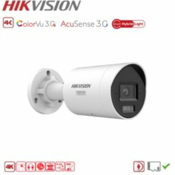 HIKVISION DS-2CD2087G3-LI2UY Bulletcamera 8MP 4K UHD ColorVu 3.0 AcuSense 3.0 HybridLight