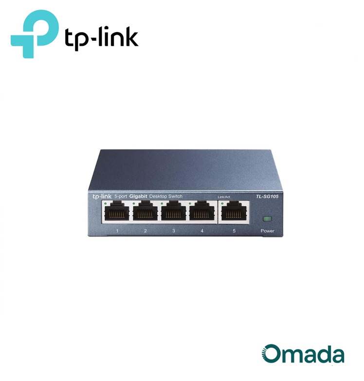 Tp-Link Omada TL-SG105 Switch Gigabit de bureau 5 ports 10/100/1000Mbps