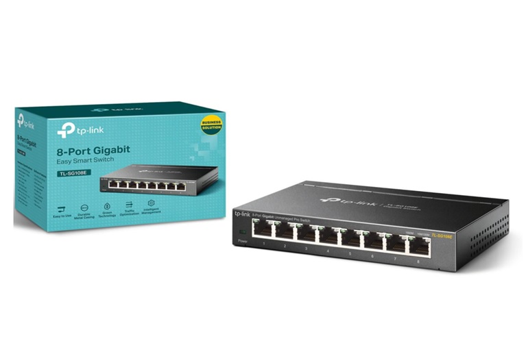 Tp-Link Omada TL-SG108E Switch Gigabit Easy Smart 8 ports 10/100/1000Mbps
