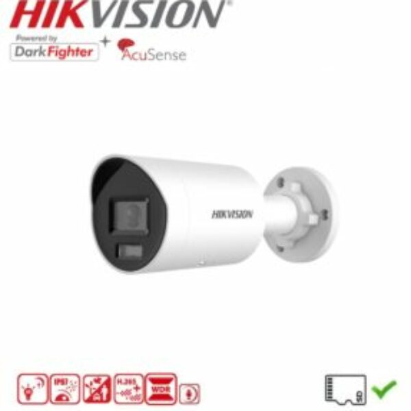HIKVISION DS-2CD2046G2H-IU Bulletcamera 4MP DarkFighter Acusense