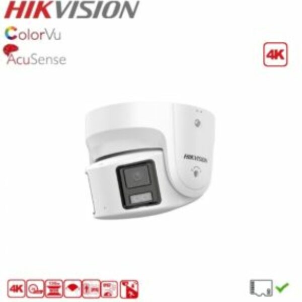 HIKVISION DS-2CD2387G2P-LSU Camera tourelle panoramique Colorvu AcuSense 8MP