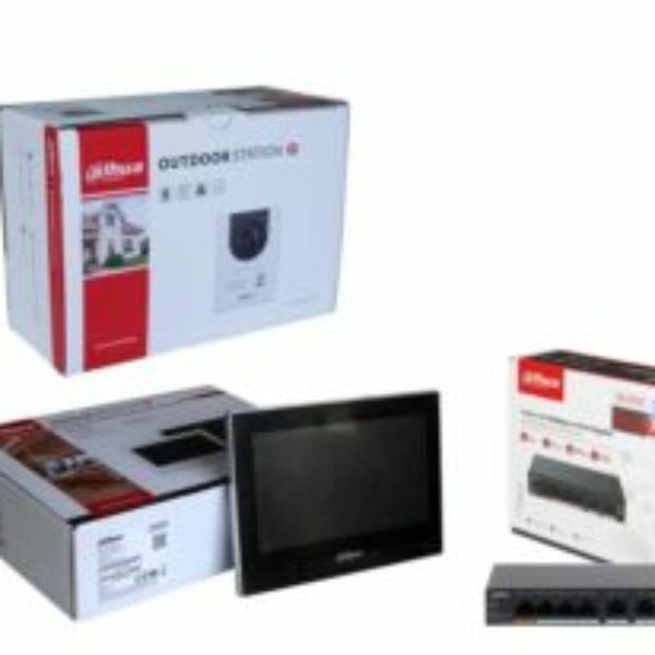 Dahua DHI-VTO2202F-P-S2 Kit Complet Interphone Video IP 1 Bouton d'appels