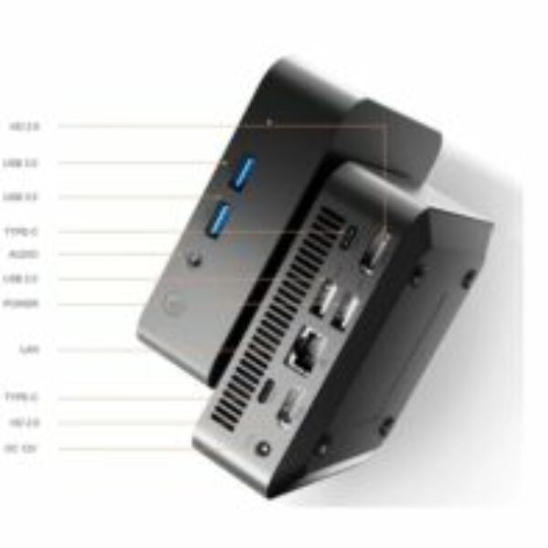 EM Mini PC - PC de bureau - CPU Intel i9-8950HK - GPU Intel UHD 630 graphics - DDR4, SSD M.2, WiFi 6