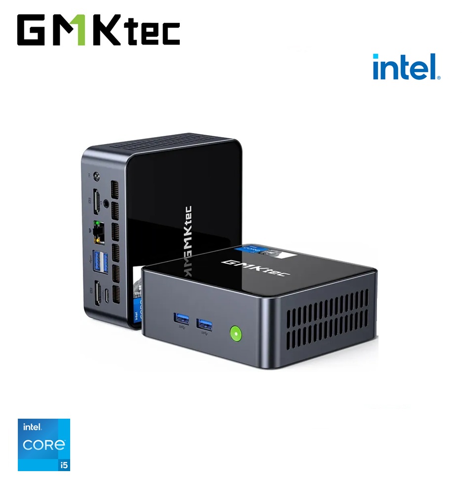 GMKtec NucBox M3, Desktop Mini PC - CPU Intel® i5 12450H 12th, GPU Intel UHD Graphics, 16Gb DDR4, 512Go M.2 NVMe, WiFi 6 BT5.2