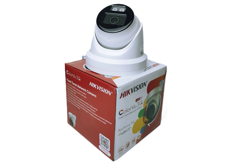 HIKVISION DS-2CD2387G3-LIS2UY/SL (RB) Camera tourelle ColorVu 3.0 - AcuSense 3.0 - 8 MP 4K