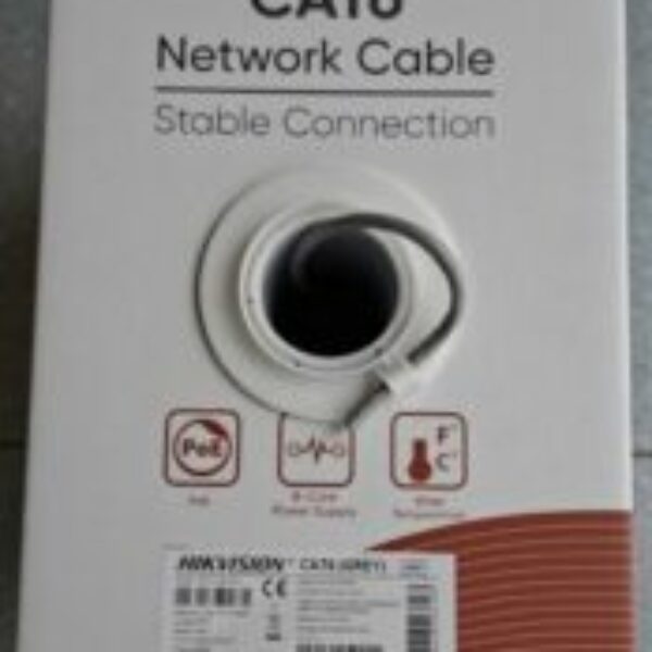 Hikvision Accessoires câble ethernet UTP Cat6 Cu AWG24 Eca - DS-1LN6-UE-W