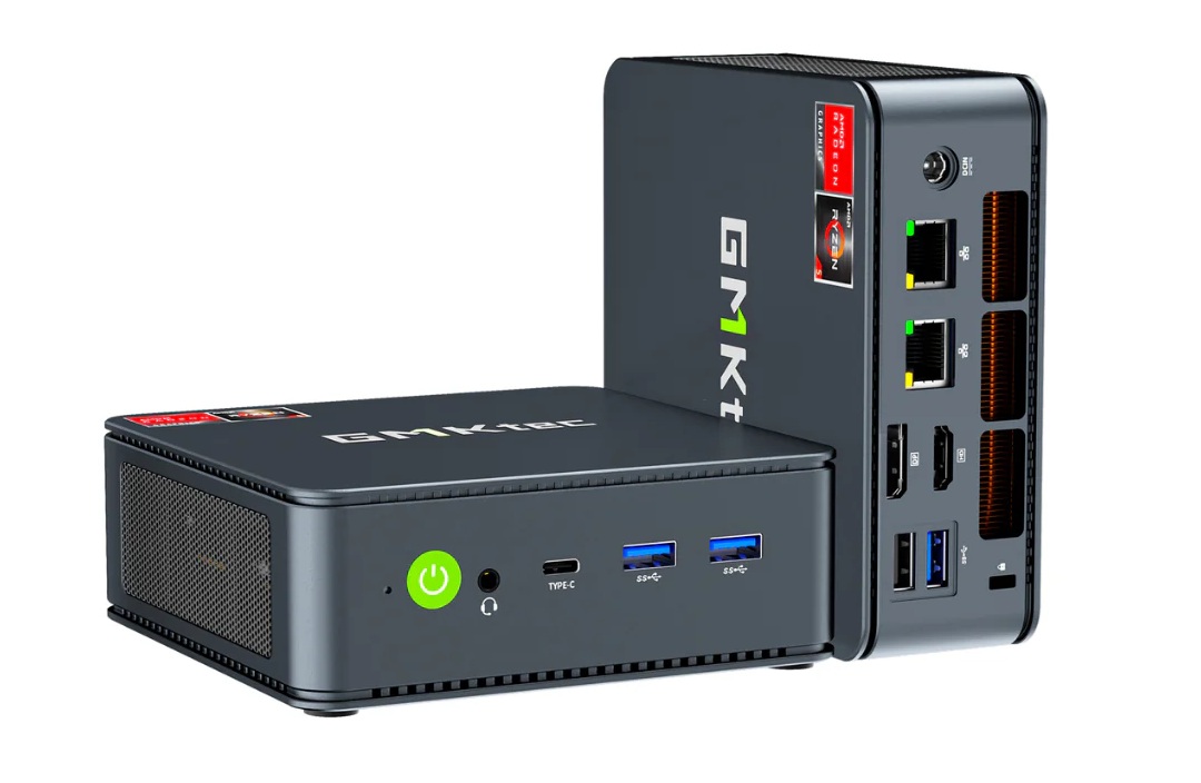 GMKtec Mini PC M6 Ultra - CPU AMD Ryzen5 7640HS - DDR5 16Gb , SSD 512GB/1TB, WiFi 6e, BT5.2 GPU - AMD Radeon 760M - PC de bureau/gaming