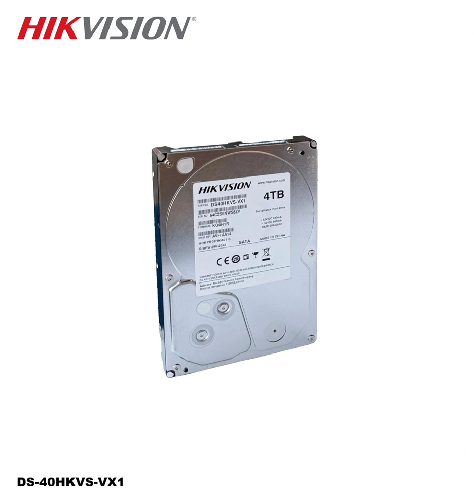 HIKVISION DS-40HKVS-VX1 HDD vidéosurveillance 3.5″ SATA - 4 To